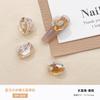 Pila de cristales de hielo de verano, joyería de diamantes, color transparente, azúcar, ángulo recto, huevo de paloma, taladro de uñas, pila de rosas, bola de diamante, producto terminado