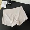Doctrina de uso real ~ leggings pantalones cortos de seguridad anti-rozaduras ligero no se enrolla seda de hielo sin costuras calzoncillos bóxer cadera de melocotón