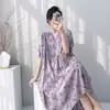 Pijamas de Nuevo Estilo para Mujer, Primavera, Otoño e Invierno, Tallas Grandes Adelgazantes de Algodón y Seda Ropa de Casa que se Puede Usar Afuera, Ropa para Aire Acondicionado, Trajes de Algodón y Seda para Mujer