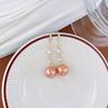 2024 Novos Brincos de Borla de Pérola Longa Vintage Moda Feminina High-end Light Luxury Unique Diamond Ear Hook