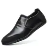 Zapatos de Hombre verano nuevos zapatos de cuero hombre cuero transpirable casuales zapatos coreanos versátiles jóvenes zapatos para conducir suela blanda zapatos mocasines