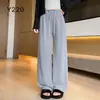 Calça de maternidade para primavera e outono de 2026, estilo novo, forrada com fleece e espessa, calça casual que não aperta a barriga, calça pantalona para mulheres baixinhas