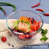 Bol Grande de Vidrio Transparente para Horno de Microondas y Uso en Casa, Adecuado para Amasar Masa, Bol Redondo para Ensalada, Bol para Batir Huevos y Mezclar Masa, Resistente a Altas Temperaturas