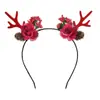 Nova Moda Mais Vendido Tiara de Natal com Galhos Vermelhos Tiara Super Fada Cabeça de Noz Tiara DIY Fábrica de Acessórios de Cabeça Atacado
