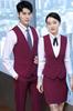 Chaleco Unisex Ropa de Trabajo Chaleco de Mujer Versátil Ropa de Negocios Conjunto de Tres Piezas Chaleco Coreano para Mujer Chaleco Chaqueta sin Mangas