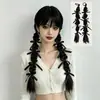 Categoría 2 Influencer de Comercio Electrónico Chica Atractiva Peluca Trenzas Cola de Caballo Realista Estilo Chino Dulce Fresca Boxeo Doble Cola de Caballo Trenzas Largas en Stock
