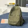 Mochila de Lona Texturizada Color Púrpura Ahumado Vintage, Tendencia y Frescura, Estilo Post-Apocalíptico Funcional para Parejas, Mochila Versátil Casual para el Día a Día