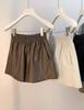 Pantalones cortos de piel sintética para mujer, otoño e invierno 2023, nuevos, de talla grande, holgados, de pierna ancha, adelgazantes, de cintura alta, ropa de moda, botas de fondo