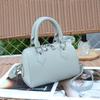Bolso Boston Natural de Piel de Vaca de Primera Capa, Bolso Almohada de Cuero Genuino Cruzado de Moda, Bolso de Mujer de Gama Alta, Bolso de Mano de Cuero Suave