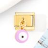 Pulsera elástica de acero inoxidable Ojo de Diablo para estudiantes jóvenes DIY Combinación libre Cadena de joyería de lujo ligero Estilo nuevo