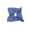 Anillo para el cabello de intestino grueso azul denim de alta calidad para mujer Mori, cuadrado cuadrado cuadrado cuadrado cuerda para el cabello cuerda para el cabello cuerda para el cabello accesorios para el cabello tocado