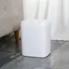 Cubo de basura inteligente transfronterizo Baño Cocina dormitorio tapa de apertura por inducción automática cubo de basura de inducción recargable hueco