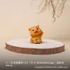 Versión Q Lindos Doce Animales del Zodiaco Pieza de Mano Madera Maciza Madera de Tuya Talla de Madera Animal Portátil Pequeño Adorno Wenwan de Mano