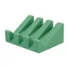Estante de drenaje para jabón con forma de piano de silicona para baño, sin taladro, a prueba de salpicaduras, base para jabonera, estante de drenaje para jabón antideslizante