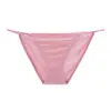 Necesidades Básicas Sexy Puro Deseo Color Sólido Fino Tiro Bajo Ropa Interior para Niña Tanga Fina Bragas Sin Costuras