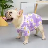 Ropa para Perros Mascotas con Forro Polar para Calidez, Adecuada para Bulldogs Franceses, Pugs, Perros Pequeños y Medianos, Ropa Gruesa de Polar Estilo 21 Bulldog Crisantemo
