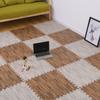 Alfombrilla de Suelo de Empalme con Textura de Madera Imitación Grado Ecológico Eva Espuma Alfombrilla para Gatear Niños Alfombrilla para Gatear Hogar Alfombra Gruesa Rompecabezas