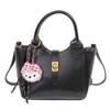Bolso de Mano Nuevo de Moda para Mujer Retro Simple Texturizado Versátil Cubo para Viajes Cotidianos Nicho Elegante Bolso Cruzado
