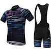 Exclusivo transfronterizo para traje de ciclismo Canon de manga corta con tirantes, pantalones de ciclismo, versión de flota de bicicletas, personalidad, fábrica al por mayor