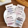 Pinza para el pelo de estilo coreano, a cuadros dulces y lunares, sin costuras, para mujer, pinza de verano con flecos, pinza de pico de pato para lavar la cara y maquillaje