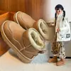 Botas de Nieve para Niños Impermeables y Antideslizantes 2024 Invierno Nuevas Botas de Algodón Terciopelo para Niños Zapatos Grandes de Algodón para Niños del Noreste