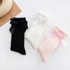 Meias Novas Personalizadas de Fábrica para Crianças, Meias de Algodão Penteado para Meninas Primavera e Verão, Meias de Princesa para Bebês Recém-Nascidos, Meias para Crianças