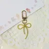 Princesa fugitiva fofa chaveiro de laço acessório pingente material de decoração simples DIY com contas atacado