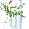 Reloj colgante de simulación caballo japonés madera borracha de pie en maceta estilo nórdico decoración interior de ventana planta verde falsa paisaje árbol de simulación