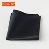 Bolsillo de la Camisa del Traje Bufanda Banquete de Bodas Negocios Poliéster Seda Bufanda Cuadrada Pequeña Pañuelo de Bolsillo Fábrica de Shengzhou Pañuelo Rayado para Hombres