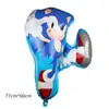 Nuevos Globos de Película de Aluminio de Sonic Juguetes para Niños Globos de Decoración para Fiestas Venta al por Mayor