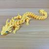 Agita el sonido del mismo juguete de tesoro de dragón de impresión 3D con armadura de escamas ángulo modelo tridimensional decoración dragón serpiente simulación joyería móvil