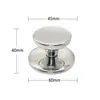 Accesorios de Mango Universal para Tapa de Olla de Vidrio Acero Inoxidable Mango Anti-quemaduras Tapa de Tapa para Olla de Sopa Casera Olla de Leche