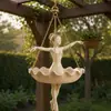 Nueva Decoración Colgante para Macetas de Bailarina de Ballet Transfronteriza