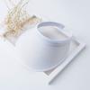 Sombrero de Paja Transfronterizo con Parte Superior Abierta, Sombrero Parasol, Sombrero de Verano para Mujer, Cubre Rostro, Versátil, Sombrero de Playa de Ala Ancha, Sombrero de Protección Solar para Exteriores