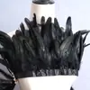 70 Designs de Joias, Acessórios de Cabeça e Acessórios DIY Feitos com Penas Pretas, Penas de Peru, Penas de Ganso e Penas de Avestruz