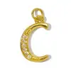 Amazon Style Cobre Zircônia Micro-Incustada Pingente de 26 Letras Acessórios para Joias Artesanais DIY Atacado