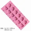 [Múltiplos opcionais] Molde de pirulito estrelado de silicone DIY bandeja de gelo de chocolate molde de bala macia molde