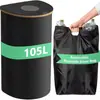 Caja de Reciclaje de Botellas de Plástico de Gran Capacidad Transfronteriza con Bolsa Interior Extraíble y Tapa Cesto para Ropa Sucia Caja de Almacenamiento Plegable Impermeable