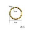 Anel de mola de liga de zinco atacado chaveiro bagagem hardware saco acessórios de metal fivela de mola anel de abertura transfronteiriça