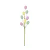 Ramas de huevos de Pascua venta al por mayor transfronteriza Pascua jarrón para el hogar decoración floral ramas de huevos de espuma de color macarrón