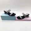 Chinelos Transfronteiriços Sapatos da Moda 2025 Primavera Novo Salto Grosso Sandálias de Dedo Aberto Moda Redutoras de Idade Salto Alto Estilo Fada