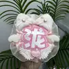 Chen Zheyuan (Yuan) Celebridad Hecha a Sí Misma Colgante de Bolso Qihang Mini Abanico Reflectante Etiqueta de Nombre Set Completo Terminado Hecho a Mano