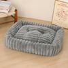 Cama para Perro en Stock, Directo del Fabricante, Cama para Gato, Colchoneta Cómoda y Suave para Perro, Cama Cuadrada Recta para Mascota, Nueva Cama Rayada para Perro