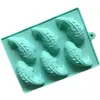 Atacado Spot Molde Criativo de Silicone para Assar 6 Peças Carpa, Gelatina de Pele de Porco Arroz Oito Tesouros DIY, Resistente a Altas Temperaturas