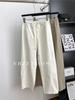 Macacão Casual Costurado Estilo Japonês Primavera/Verão 2025 Feminino Simples Solto Emagrecedor Calça de Perna Reta Calça de Perna Larga