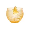 Copa Pixiu de Cristal Estilo Antiguo, Copa de Maestro, Taza de Té Hecha a Mano, Taza Individual, Taza de Vidrio de Lujo Ligero de Alta Gama para Preparación de Té en Casa, Artículo de Regalo