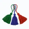 Borla con Hilo de Punto de Cruz de Colores y Lazos para Colgar, 6 cm, Accesorios para Ropa, Colgante para Mochila, Hecho a Mano DIY