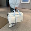 Bolsa de viaje plegable de gran capacidad portátil conveniente impermeable bolsa de equipaje puede cubrir maleta con ruedas Bolsa de mensajero de viaje