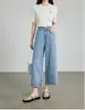 Liquidación de Marca Oferta Económica Jeans de Mujer Estilo Dulce y Picante Verano y Otoño Jeans de Pierna Ancha de Tiro Alto Directo de Fábrica para Mujer