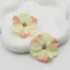 Flores de simulação diy cabeças de flor multicamadas Headdress Hanfu guirlanda de flores artesanal materiais flores de seda flores para grampo de cabelo flores para decoração de casamento flores